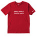 Just Read Books Punch Nazis, a University Red Nike Dri-FIT Jersey Blend Performance Tee
