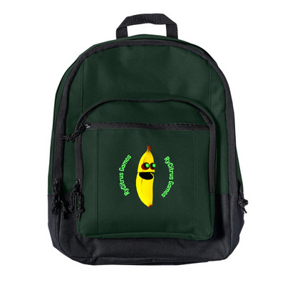 Banana Eats: Banana Fan's Backpack, a Forest Green Everyday Backpack