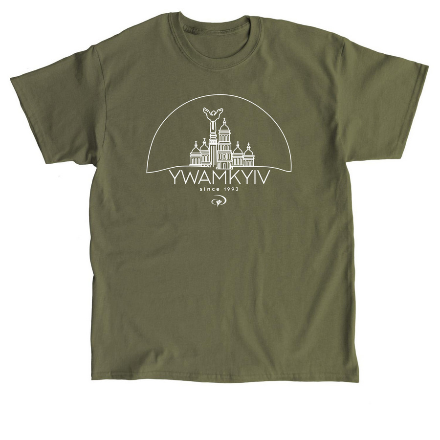 YWAMKYIV SINCE 1993, a Military Green Classic Unisex Tee