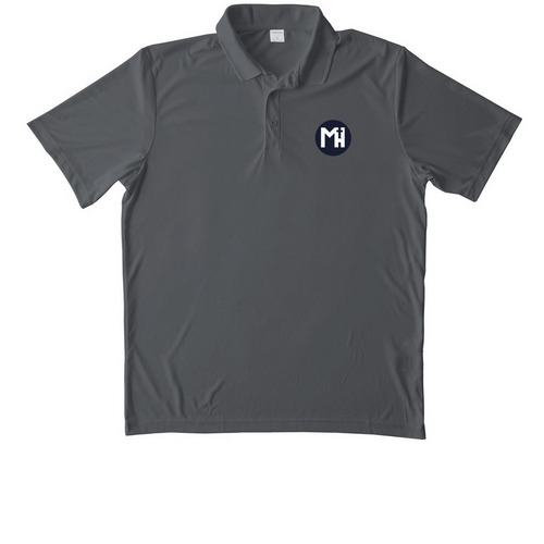 Athletic/Professional&nbsp;, a Iron Grey Unisex Performance Polo