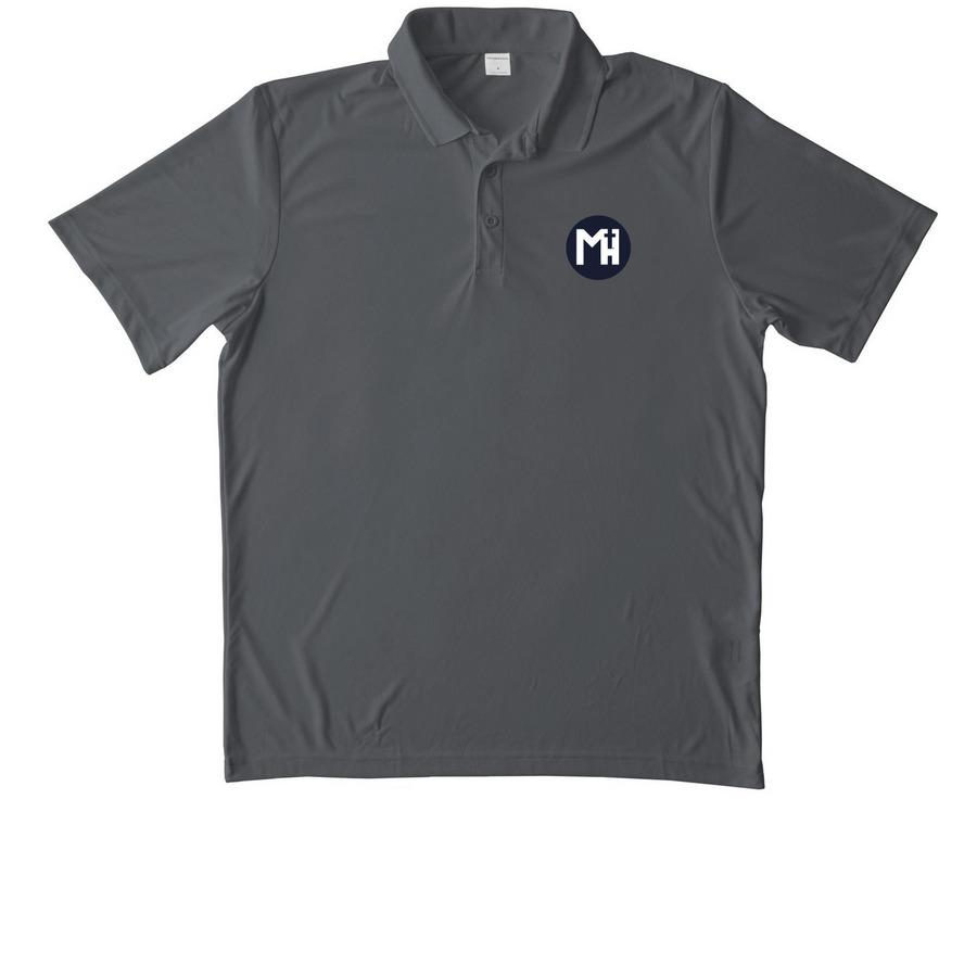 Athletic/Professional&nbsp;, a Iron Grey Unisex Performance Polo