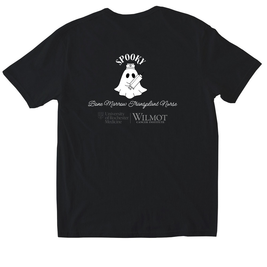 BMT Halloween black, a Black Softstyle Cotton Tee (back-view)