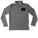 NDI: Ain't Fishing, Ain't Following (Active), a Grey Concrete Youth Performance Quarter Zip Pullover