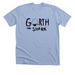 Garth the Shark, a Heather Baby Blue Premium Unisex Tee
