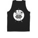 Some Sword A** S**t Activewear Line, a Black Unisex Performance Tank (back-view)