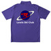 Lewis Ski Club - Spring Apparel, a Purple Unisex Performance Polo (back-view)