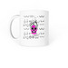 P.S & DD Boobs Mug, a White Coffee Mug (back-view)