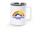 CVPP Travel Mug, a White Stainless Steel Travel Mug