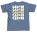 Camp Adam Fisher Camper T-Shirt, a Blue Jean Comfort Colors Unisex Tee (back-view)