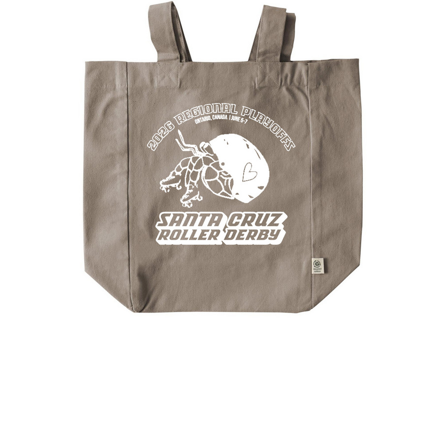 SCRD Limited Edition 2026 Playoffs Totes, a Pumice Recycled Cotton Tote Bag