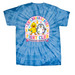 Fight Club - Adult and Youth Tie Dye, a Baby Blue Classic Tie Dye Tee (back-view)