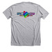 Spectrum239 Apparel, a Athletic Heather Premium Unisex Tee (back-view)