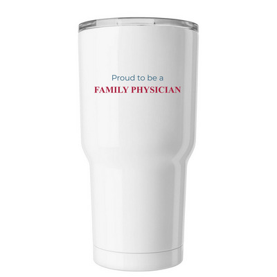 MDAFP-F Tumbler, a White Insulated Tumbler