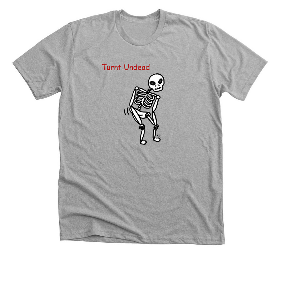 Turnt Undead Collection, a Athletic Heather Premium Unisex Tee