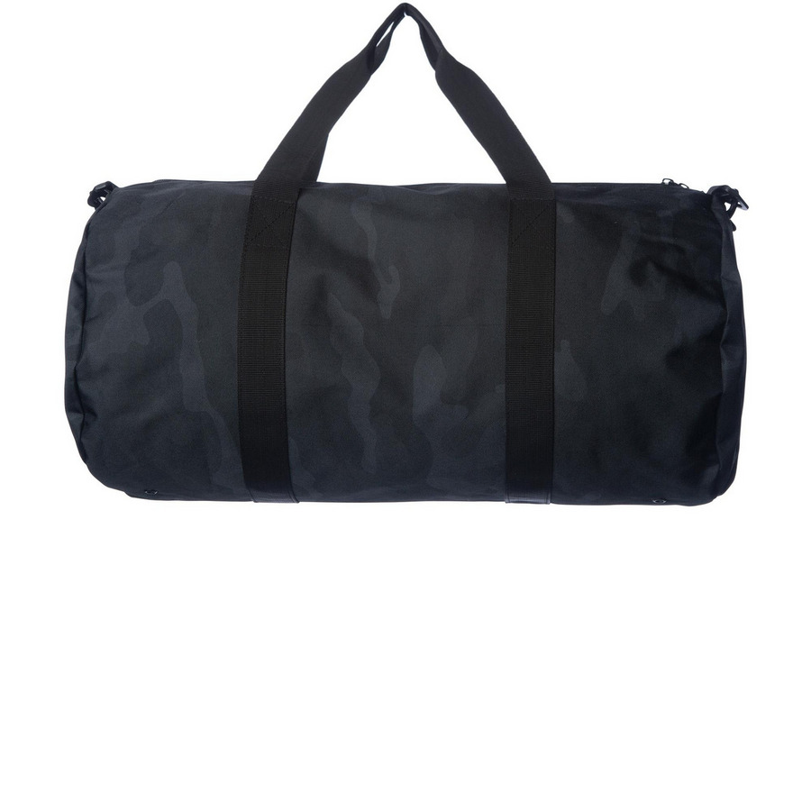 Duffel Bag, a Black Camo Day Tripper Duffel Bag (back-view)