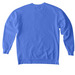 Retro Unique Tees, a Flo Blue Comfort Colors Crewneck Sweatshirt (back-view)