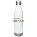 Storyknife Water Bottles, a White Stainless Steel Water Bottle