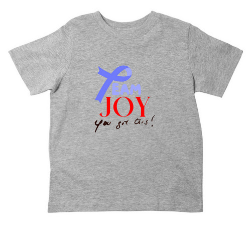 Team Joy for Champions Fighting Cancer, a Heather Toddler Tee