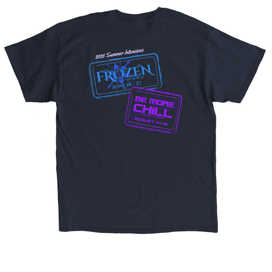 CKB 2026 Summer Intensives, a Navy Classic Unisex Tee (back-view)