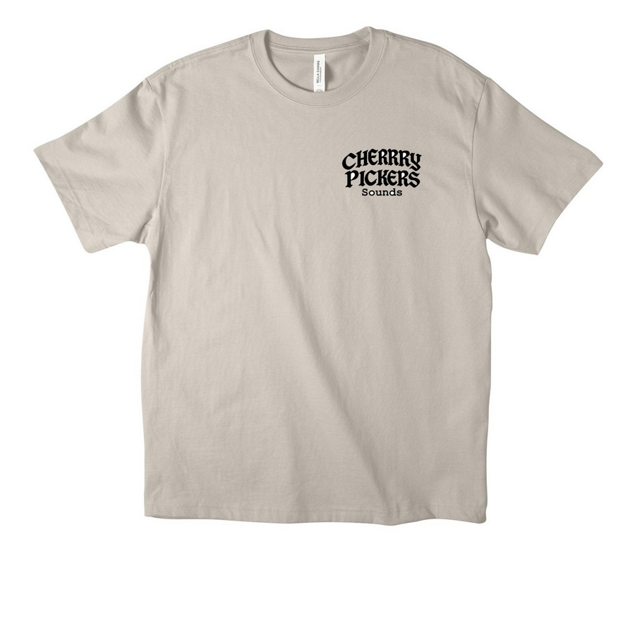 Cherry Pickers Sounds subsidiary label tee, a Dust Unisex Heavyweight Tee