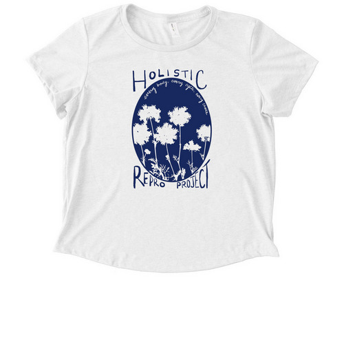 Every body, every cycle, every choice, a Fairly White Allmade Eco Triblend Women?s Scoop Neck Tee