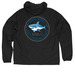 South Street Jacket, a Black Quarter-Zip Windbreaker (back-view)