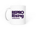 Abortion is Healthcare, a White Coffee Mug (back-view)