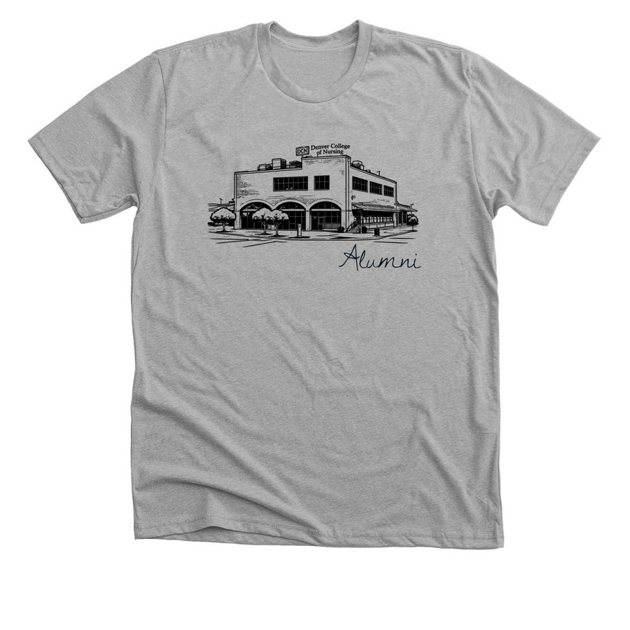 Alumni, a Athletic Heather Premium Unisex Tee