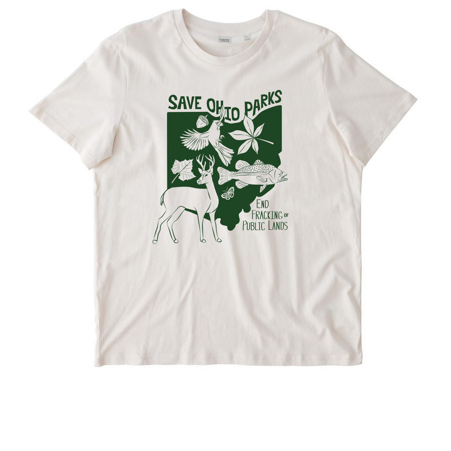 Ohio Wildlife Tee, a Vintage White Stanley/Stella Unisex Crafter Tee