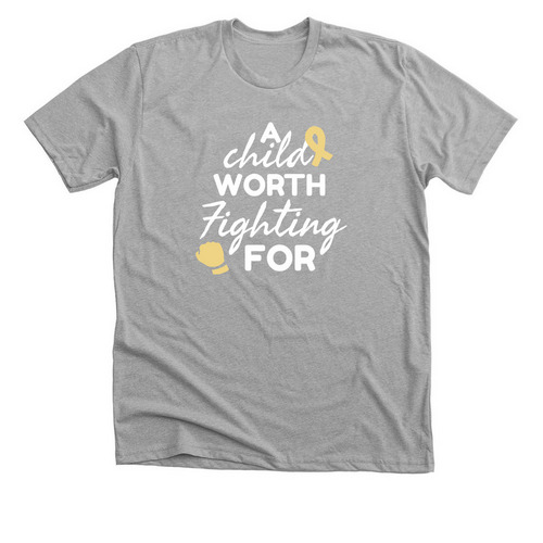 Fight LikeAtlas!, a Athletic Heather Premium Unisex Tee