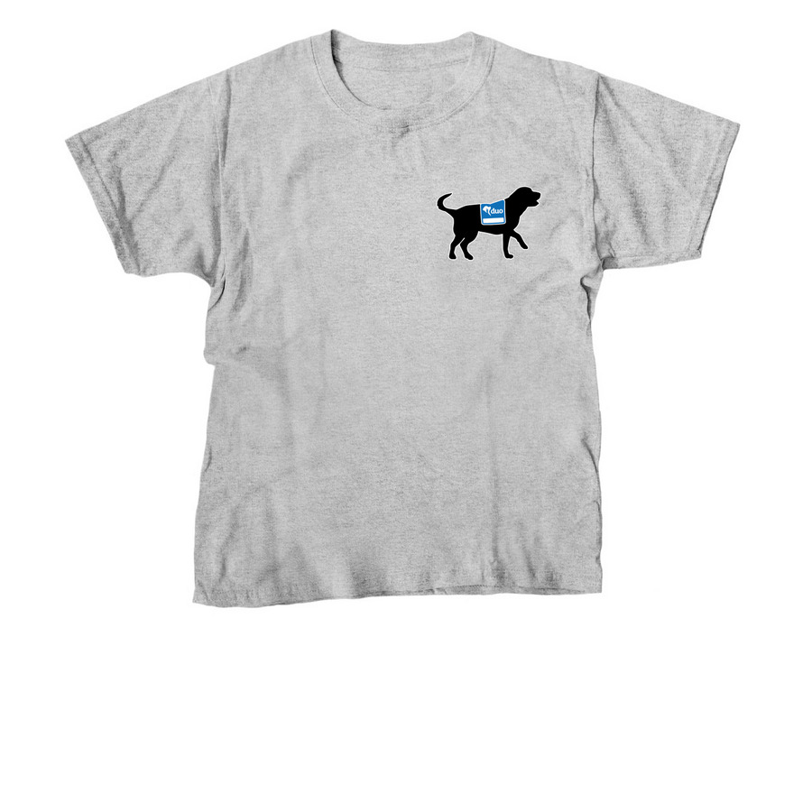 Duo Dog Shirt, a Sport Grey Youth Unisex Tee