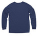 The classic Skydog T forever, a Vintage Navy Triblend Long Sleeve Tee (back-view)