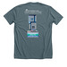 Build Acceptance | Break the Stigma, a Heather Slate Premium Unisex Tee (back-view)