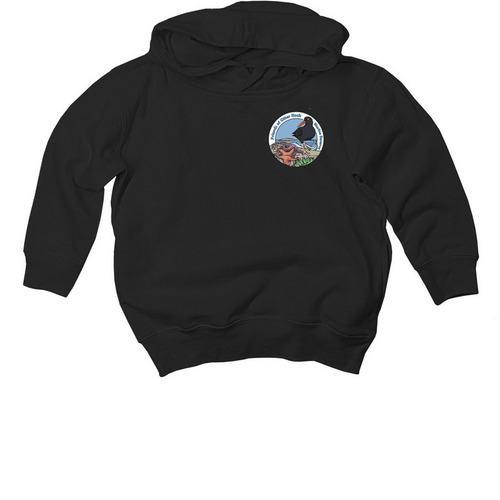 No Otter Place Like It! Toddler Apparel, a Black Toddler Pullover Hoodie