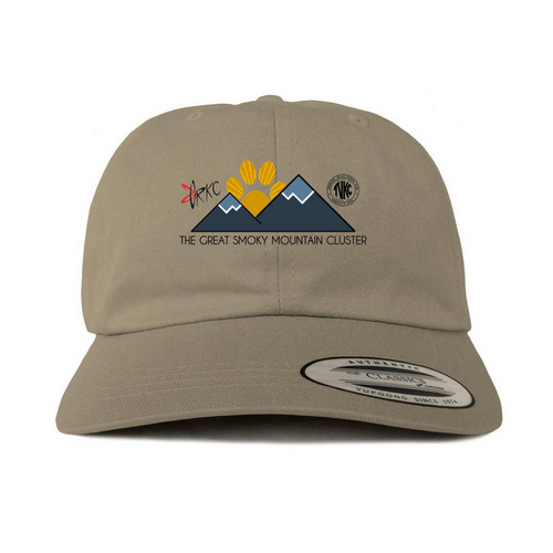The Great Smoky Mountain Cluster, a Khaki Printed Classic Baseball Cap