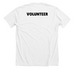 Original Logo Volunteer Shirt, a Solid White Blend Premium Unisex Tee (back-view)