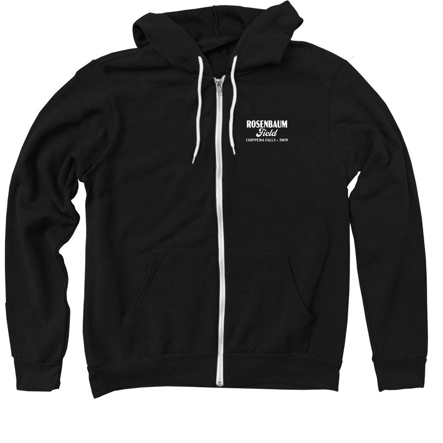 Long Sleeve Shirts Full Color Logo Back, a Black Zip Up Hoodie