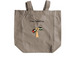 We do this for love tote, a Pumice Recycled Cotton Tote Bag (back-view)