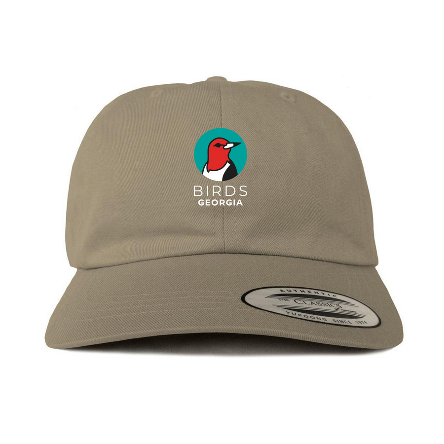 Birds Georgia Ball Caps, a Khaki Printed Classic Baseball Cap
