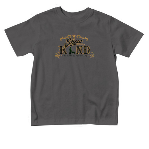 Show Kind, a Charcoal Toddler Tee