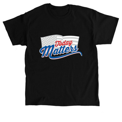 Today matters!, a Black Classic Unisex Tee