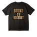 BQF: Bound By History Tee, a Black Unisex Heavyweight Tee (back-view)