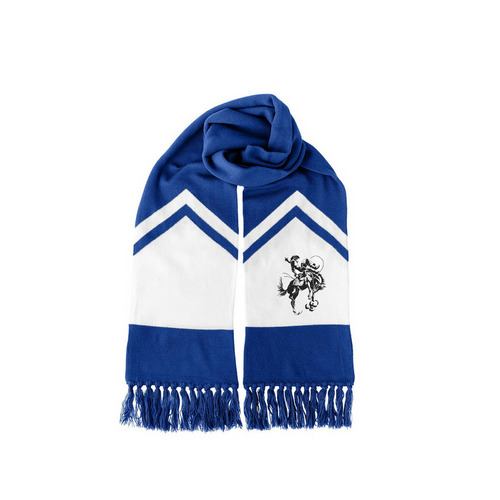 Buckaroo Scarf!, a True Royal/ White True Royal/ White