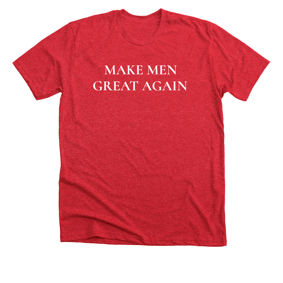 MMGA, a Heather Red Premium Unisex Tee