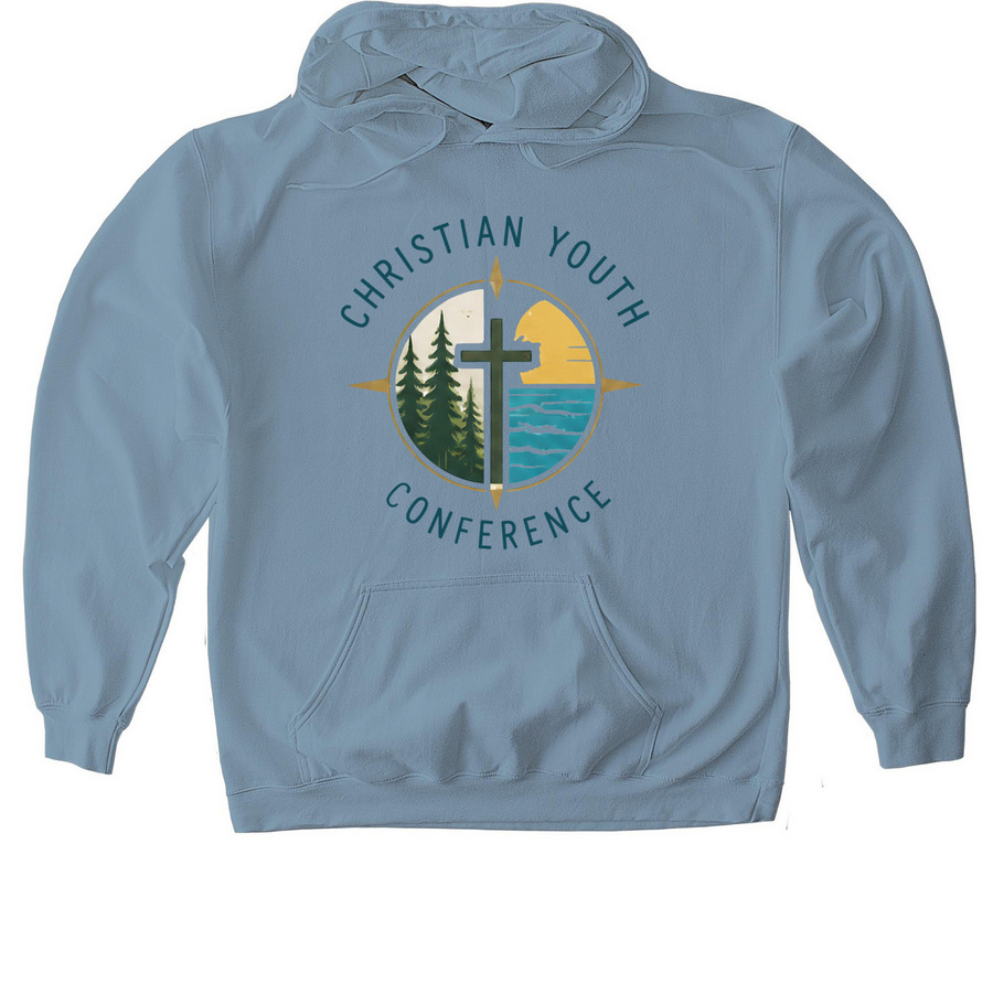 CYC 2026 Friend Sweatshirt, a Stone Blue Gildan Softstyle Pullover Hoodie