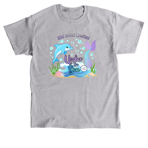 'Under the Sea' Recital T-Shirt, a Sport Grey Classic Unisex Tee