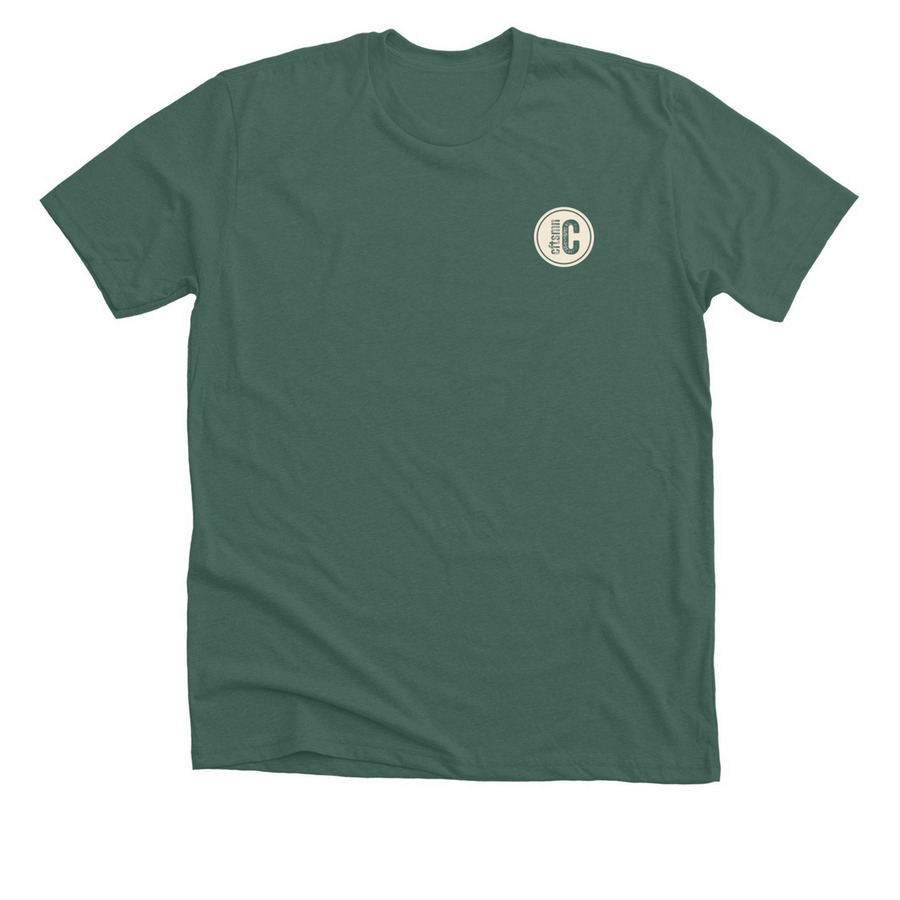 Born to be a Craftsman, a Heather Forest Premium Unisex Tee
