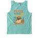 Pugs Wine & Sunshine T-shirts & Tanks, a Chalky Mint Comfort Colors Tank Top
