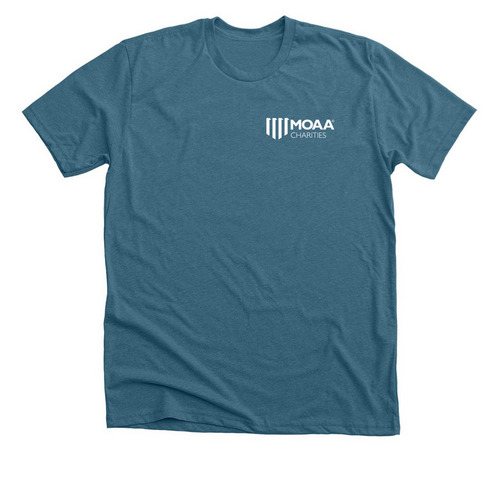Stronger Together - 2026 MOAA Chari-Tee, a Heather Deep Teal Premium Unisex Tee