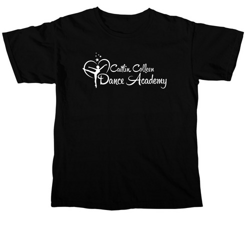 CCDA White Logo Merch, a Black Comfort Colors Unisex Tee